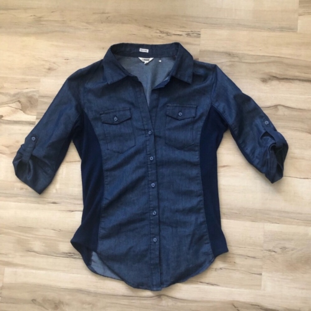 Ci Sono Denim Blue Shirt